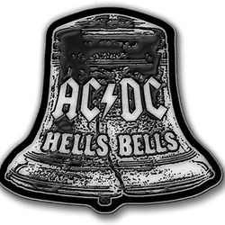 AC/DC - Unisex Hells Bells Pin Badge