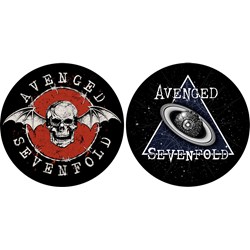 Avenged Sevenfold - Unisex Skull / Space Turntable Slipmat Set