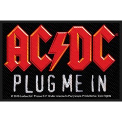 AC/DC - Unisex Plug Me In Standard Patch
