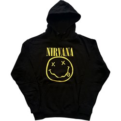Nirvana - Unisex Yellow Smiley Pullover Hoodie