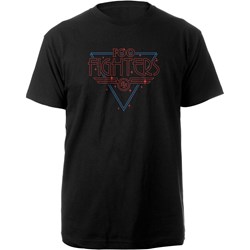 Foo Fighters - Unisex Black Disco Outline T-Shirt