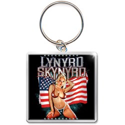 Lynyrd Skynyrd - Unisex American Flag Keychain