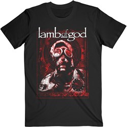 Lamb Of God - Unisex Gas Masks Waves T-Shirt