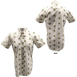 Queen - Unisex Crest Pattern Casual Shirt