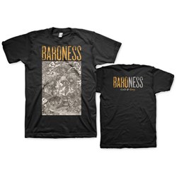 Baroness - Unisex Gold & Grey T-Shirt