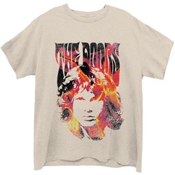 The Doors - Unisex Jim Face Fire T-Shirt