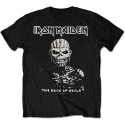 Iron Maiden - Unisex The Book Of Souls White Contrast T-Shirt