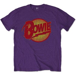 David Bowie - Unisex Vintage Diamond Dogs Logo T-Shirt