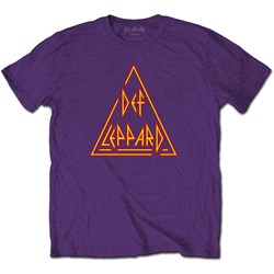 Def Leppard - Unisex Classic Triangle Logo T-Shirt