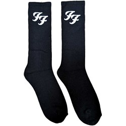 Foo Fighters - Unisex White Ff Socks