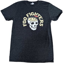 Foo Fighters - Unisex Skull Cocktail T-Shirt