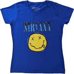 Nirvana - Unisex Xerox Smiley T-Shirt