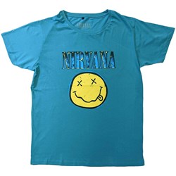 Nirvana - Unisex Xerox Smiley T-Shirt