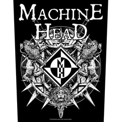 Machine Head - Unisex Crest With Swords Back Patch
