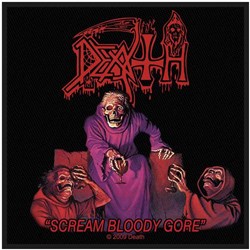 Death - Unisex Scream Bloody Gore Standard Patch