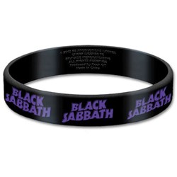 Black Sabbath - Unisex Logo Gummy Wristband