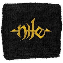 Nile - Unisex Gold Logo Fabric Wristband