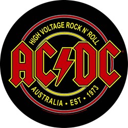 AC/DC - Unisex High Voltage Rock N Roll Back Patch