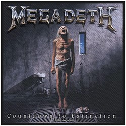 Megadeth - Unisex Countdown To Extinction Standard Patch