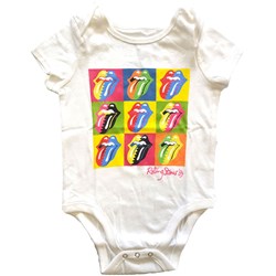 The Rolling Stones - Kids Two-Tone Tongues Baby Grow