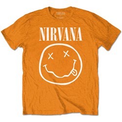 Nirvana - Kids White Smiley T-Shirt