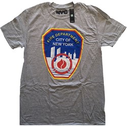 New York City - Unisex Fire Dept. Badge T-Shirt