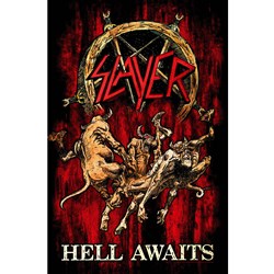 Slayer - Unisex Hell Awaits Textile Poster