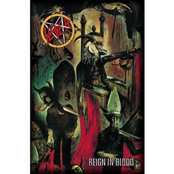 Slayer - Unisex Reign In Blood Textile Poster