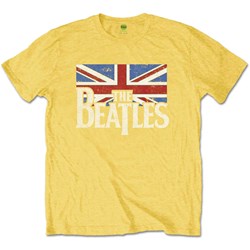 The Beatles - Kids Logo & Vintage Flag T-Shirt