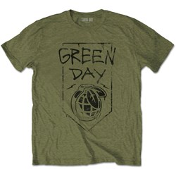 Green Day - Unisex Organic Grenade T-Shirt