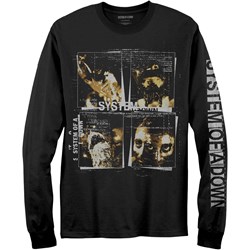 System Of A Down - Unisex Face Boxes Long Sleeve T-Shirt