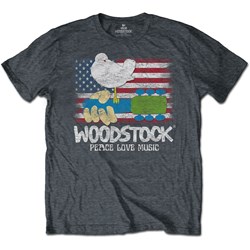 Woodstock - Unisex Flag T-Shirt