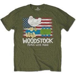 Woodstock - Unisex Flag T-Shirt