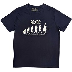 AC/DC - Unisex Evolution Of Rock T-Shirt