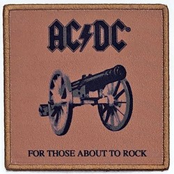 AC/DC - Unisex For Those About To Rock We Salute You Standard Patch