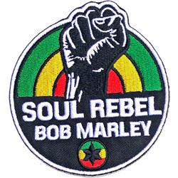 Bob Marley - Unisex Soul Rebel Standard Patch