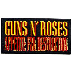 Guns N' Roses - Unisex Appetite For Destruction Standard Patch