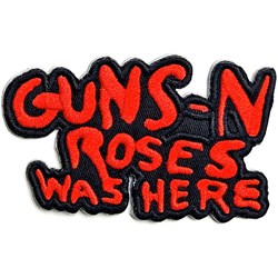 Guns N' Roses - Unisex Cut Out Was Here Standard Patch