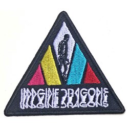 Imagine Dragons - Unisex Blurred Triangle Logo Standard Patch