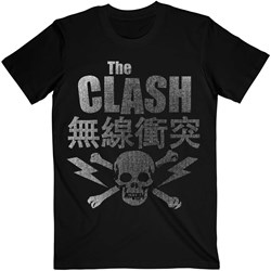 The Clash - Unisex Skull & Crossbones T-Shirt