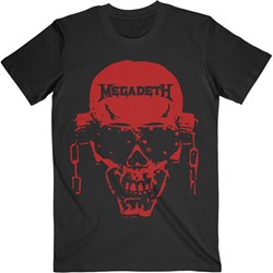 Megadeth - Unisex Vic Hi-Contrast Red T-Shirt