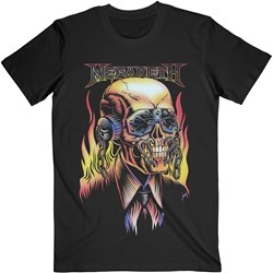 Megadeth - Unisex Flaming Vic T-Shirt