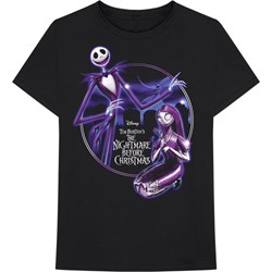 Disney - Unisex The Nightmare Before Christmas Purple Graveyard T-Shirt
