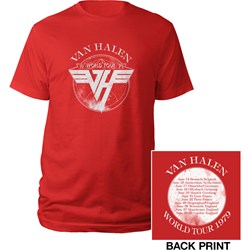 Van Halen - Unisex 1979 Tour T-Shirt