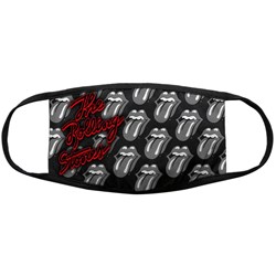 The Rolling Stones - Unisex B&W Tongues Face Mask