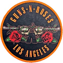 Guns N' Roses - Unisex Los Angeles Orange Standard Patch
