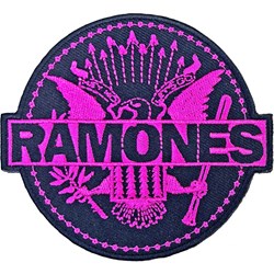 Ramones - Unisex Pink Seal Standard Patch