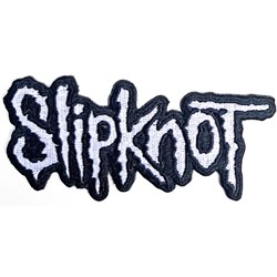 Slipknot - Unisex Cut-Out Logo Black Border Standard Patch
