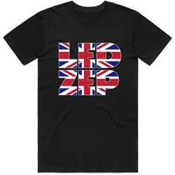 Led Zeppelin - Unisex Union Jack Type T-Shirt