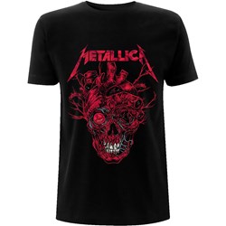 Metallica - Unisex Heart Skull T-Shirt